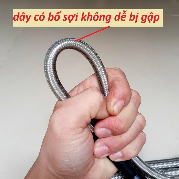 Dây rửa xe áp lực cao 10M, 15M, 20M Ren 22mm/14mm