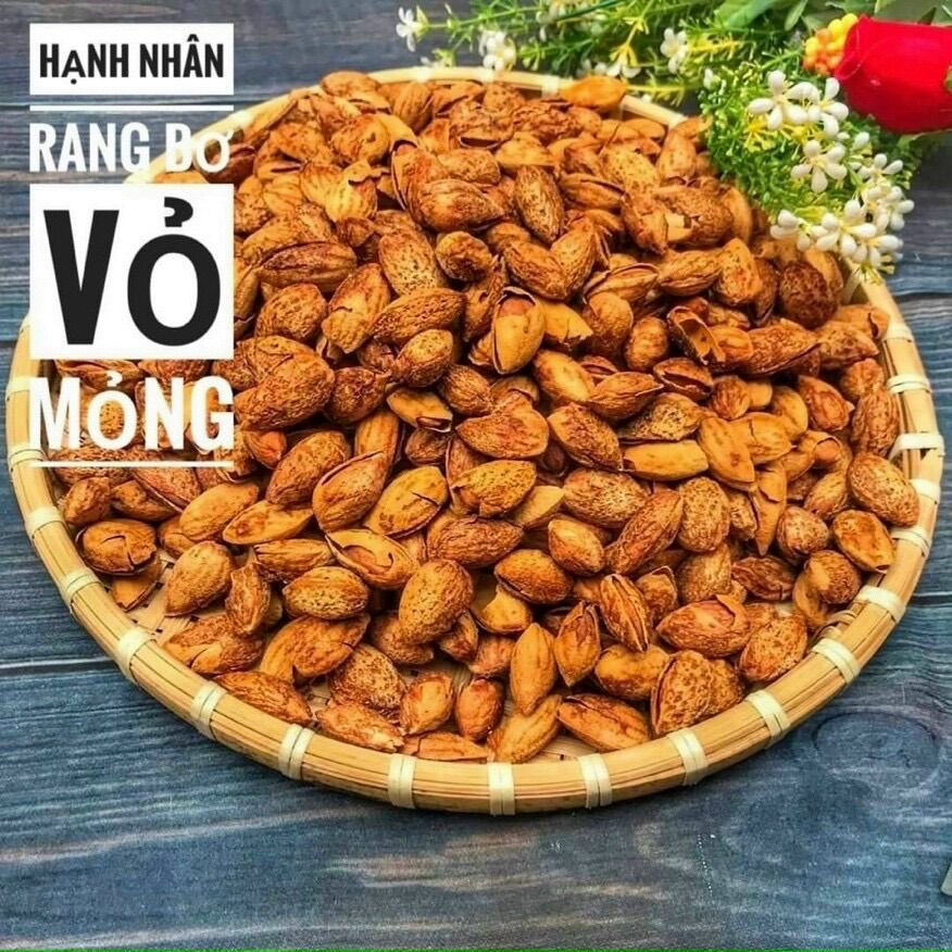 Hạnh nhân rang bơ mỏng vỏ loại 1 — 500g
