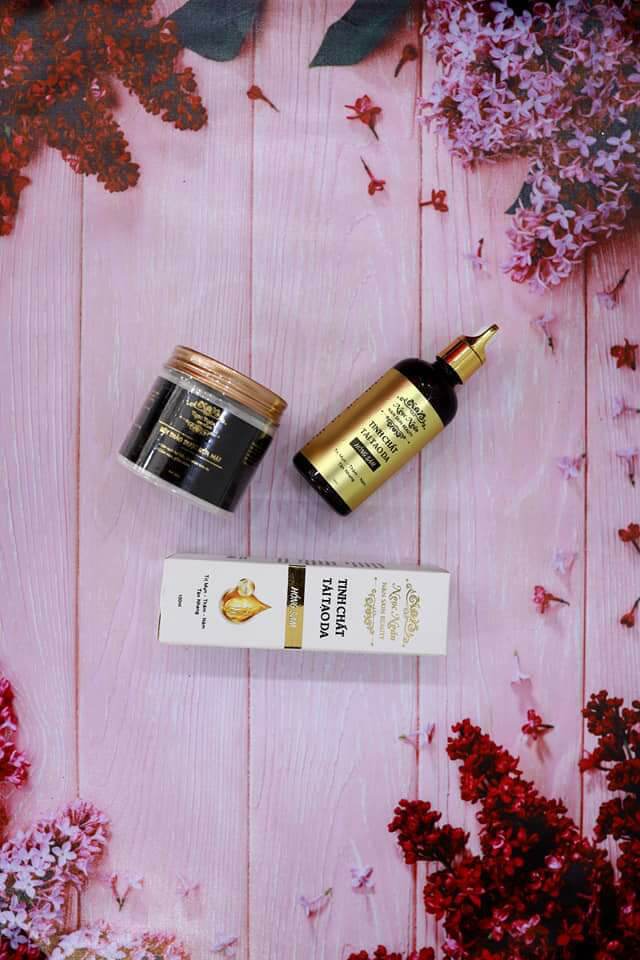 COMBO HỒNG SÂM NGỌC NGÂN  ( 1 TINH CHẤT TÁI TẠO DA  + 1 BỘT THẢO DƯỢC HỒNG SÂM)