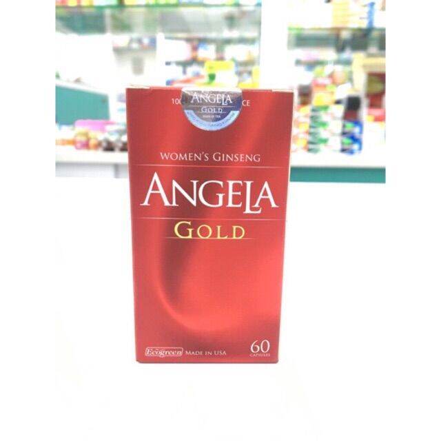 [HCM](CHÍNH HÃNG) Sâm Angela Gold Hộp 60 Viên (Có tem chống giả và tích điểm thưởng)