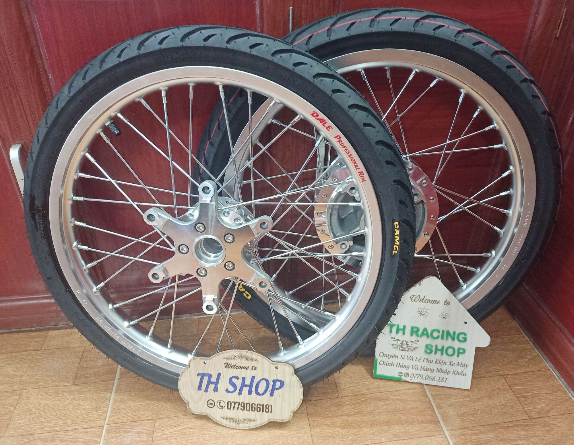 Bánh căm winner niềng nhôm banzai dale solute thái có nhiều màu sắc vỏ ruột camel thái lan đùm mạ crom gắn vừa như zin không chế