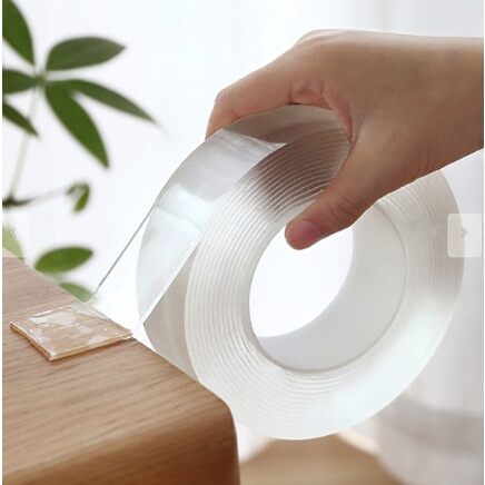 Cuộn Băng Keo 3M, Keo 3M 2 Mặt Siêu Dính Dài 2m