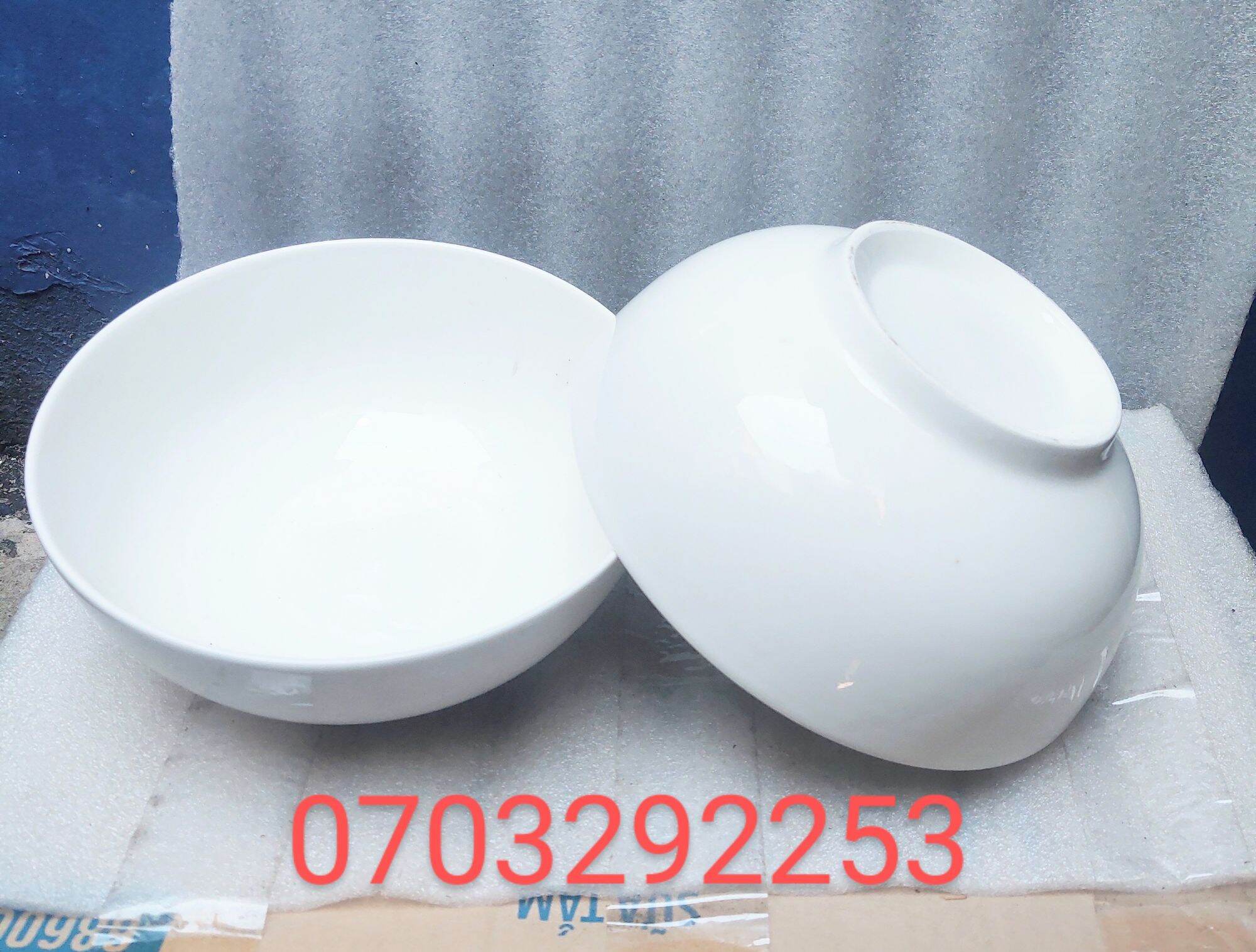 tô sứ trắng khum nhiều size 20cm, 17.7cm, 15cm - MUA 10 CÁI TẶNG 1 CÁI CÙNG LOẠI