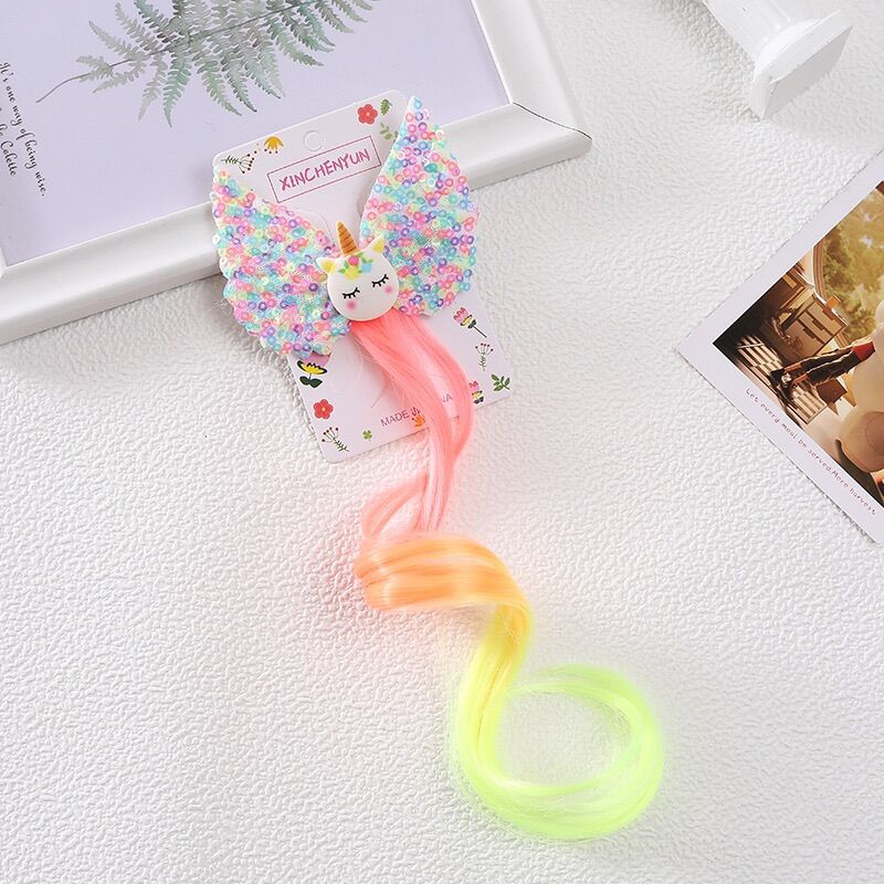 Kẹp Pony cánh kimsa, kẹp tóc giả