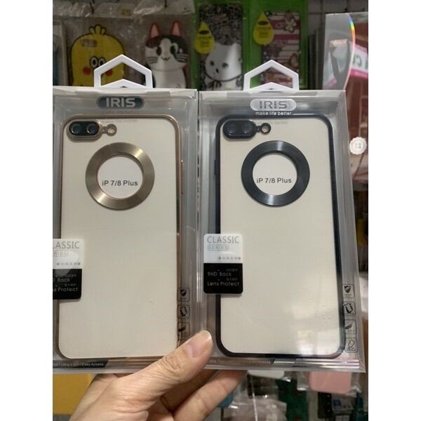 Ốp viền vuông hở táo , Bảo vệ camera iphone 7 plus , 8 plus , 7plus , 8plus
