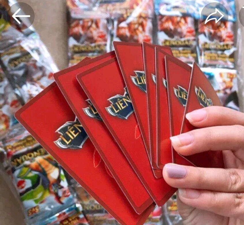 Set 5 gói thẻ bài liên quân cao cấp