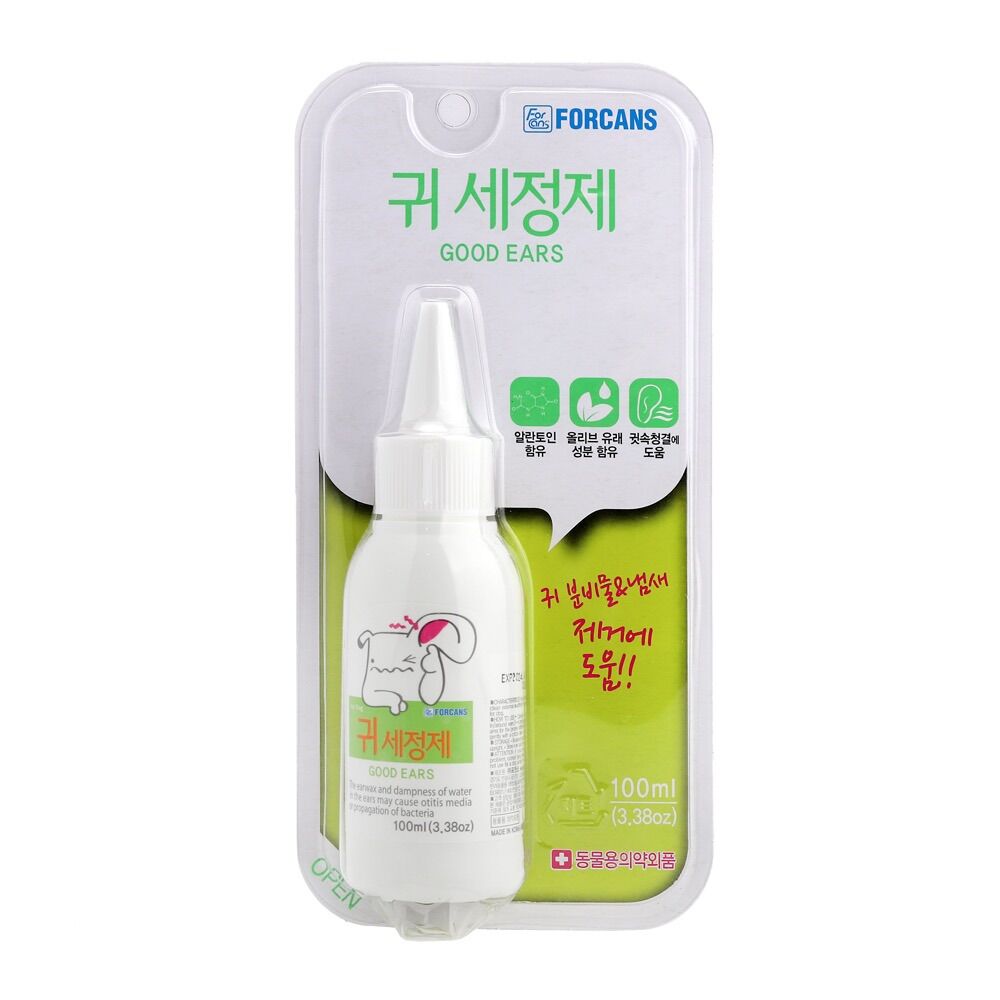 Dung dịch vệ sinh rửa tai Forcan cho chó mèo chai 100ml