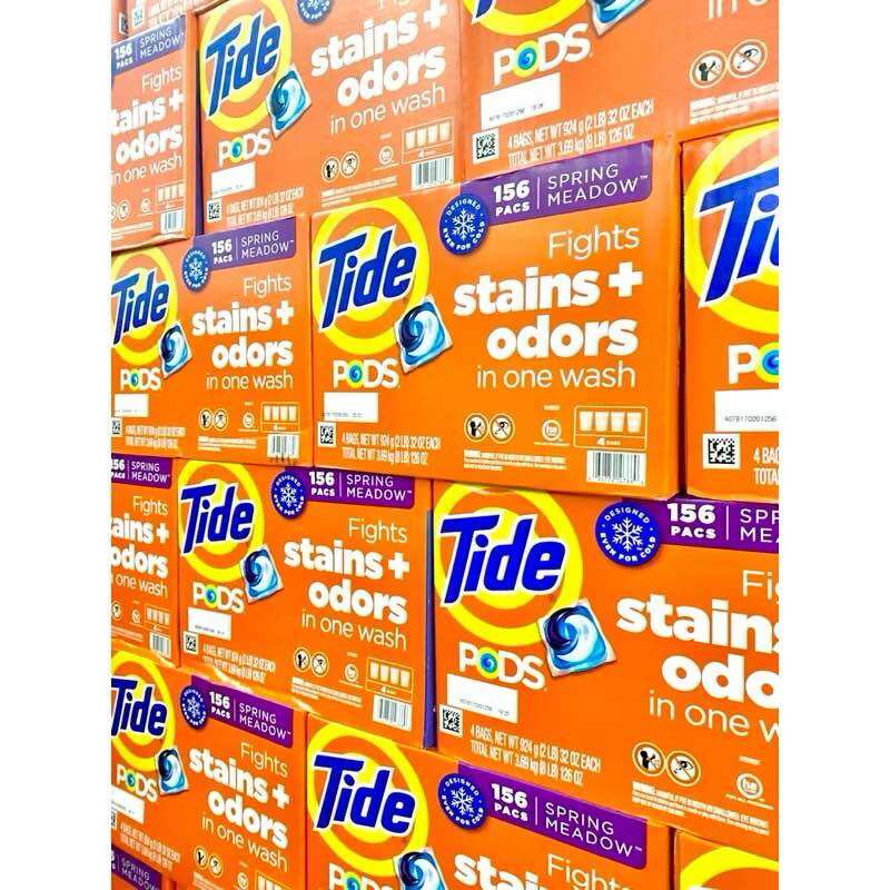  THÙNG 156 VIÊN GIẶT TIDE MỸ PODS DÀNH CHO MỌI LOẠI MÁY GIẶT TỰ TAN TRONG NƯỚC TIỆN DỤNG - SẢN PHẨM CHẤT LƯỢNG HÀNG ĐẦU TUYỆT HẢO ĐƯỢC SĂN ĐÓN TRÊN THỊ TRƯỜNG HIỆN NAY 