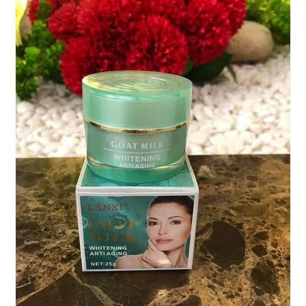 Kem dưỡng trắng nám tàn nhang Goat Milk Lanxi 25g