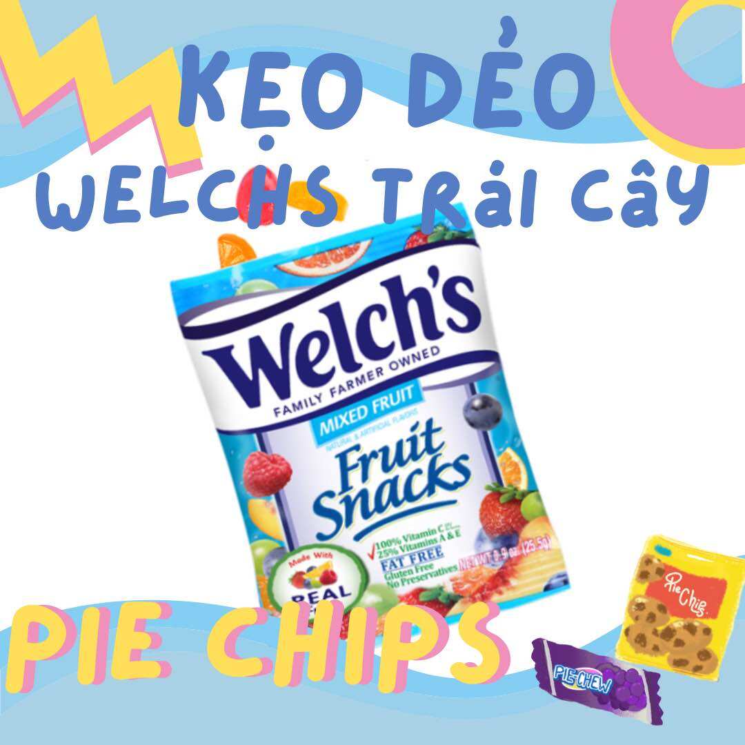 kẹo dẻo trái cây welch's 22,7gr
