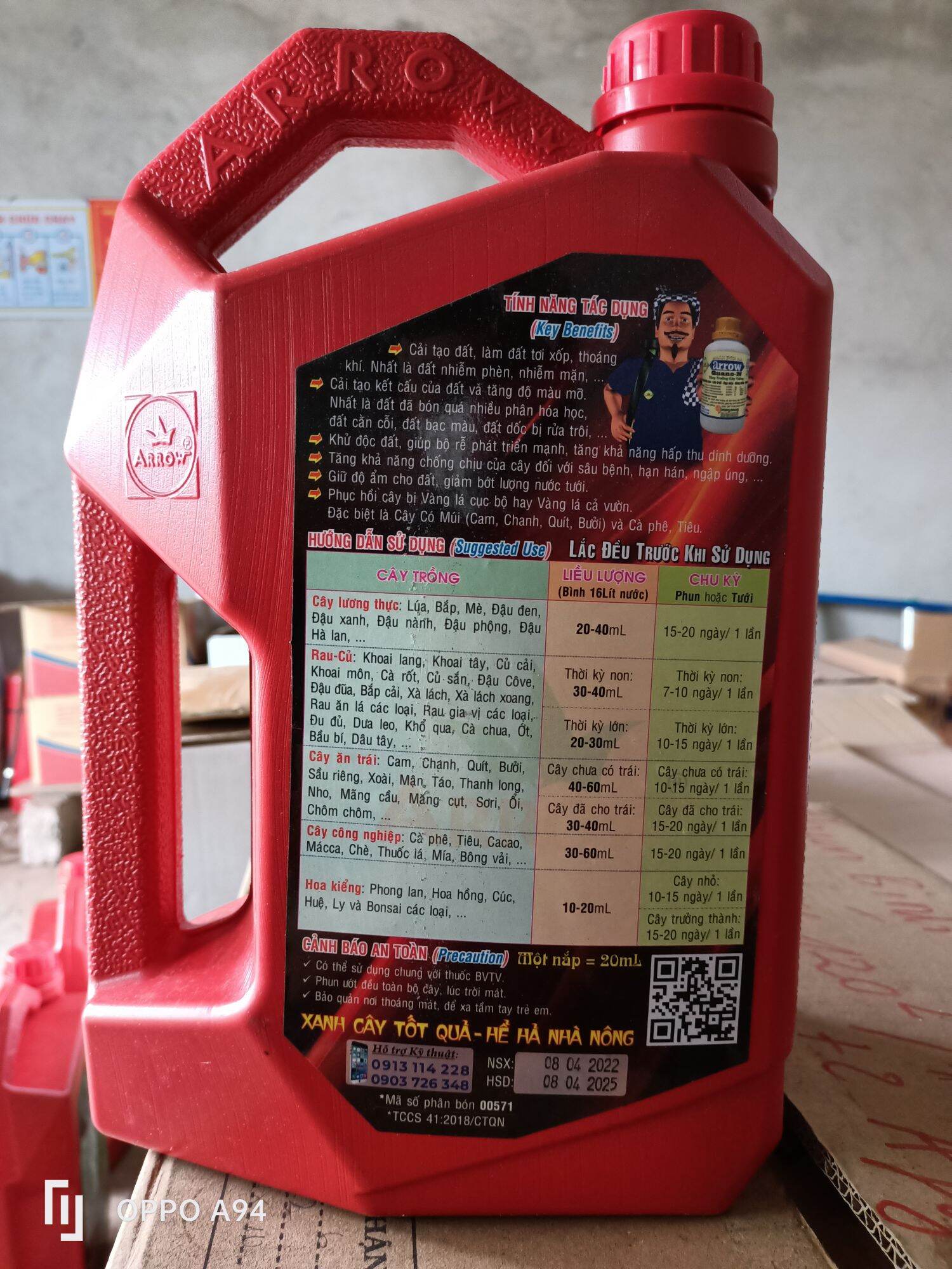 Phân bón lá sinh học arrow HUMATE can 5lít