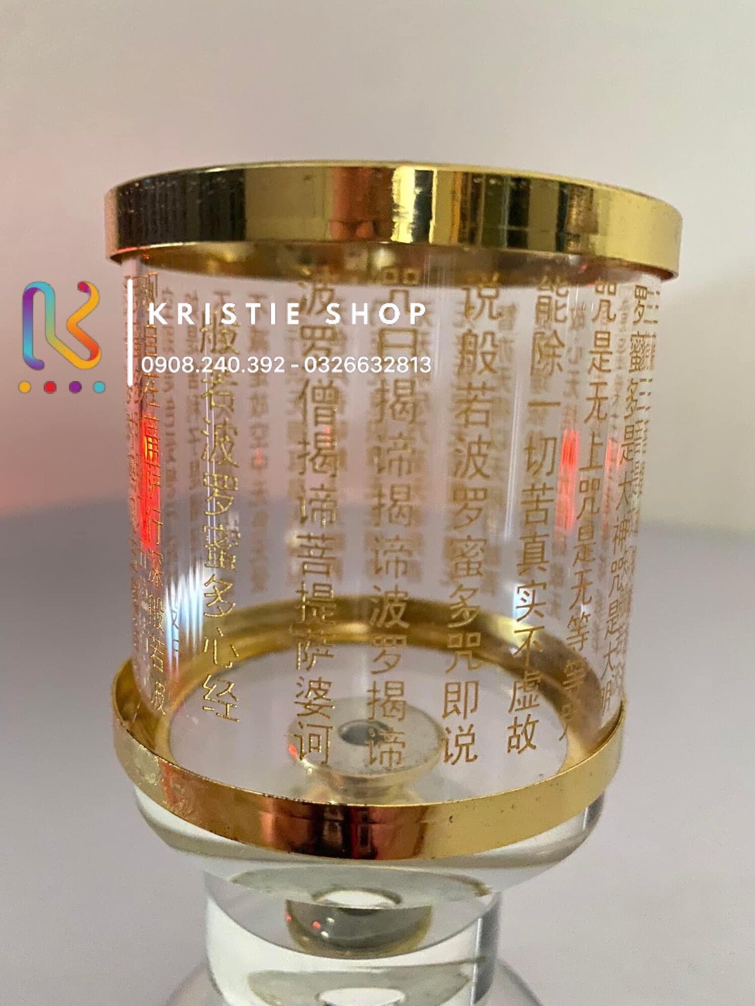 Chân Nến Thuỷ Tinh - 1 Cái