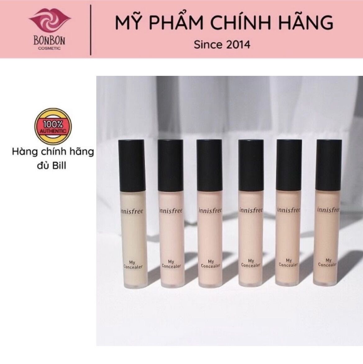 Che khuyết điểm innisfree my concealer nhỏ gọn tiện lợi bonboncosmetic
