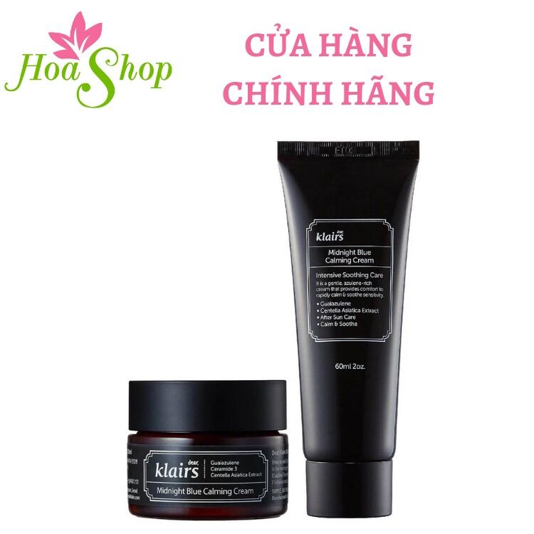 Kem Dưỡng Da Làm Dịu, Phục Hồi Da Ban Đêm Klairs Midnight Blue Calming Cream