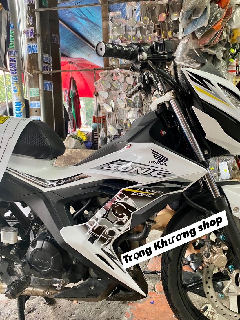 TEM RỜI 3 lớp ĐEN XÁM CÁ TÍNH CHO XE SONIC