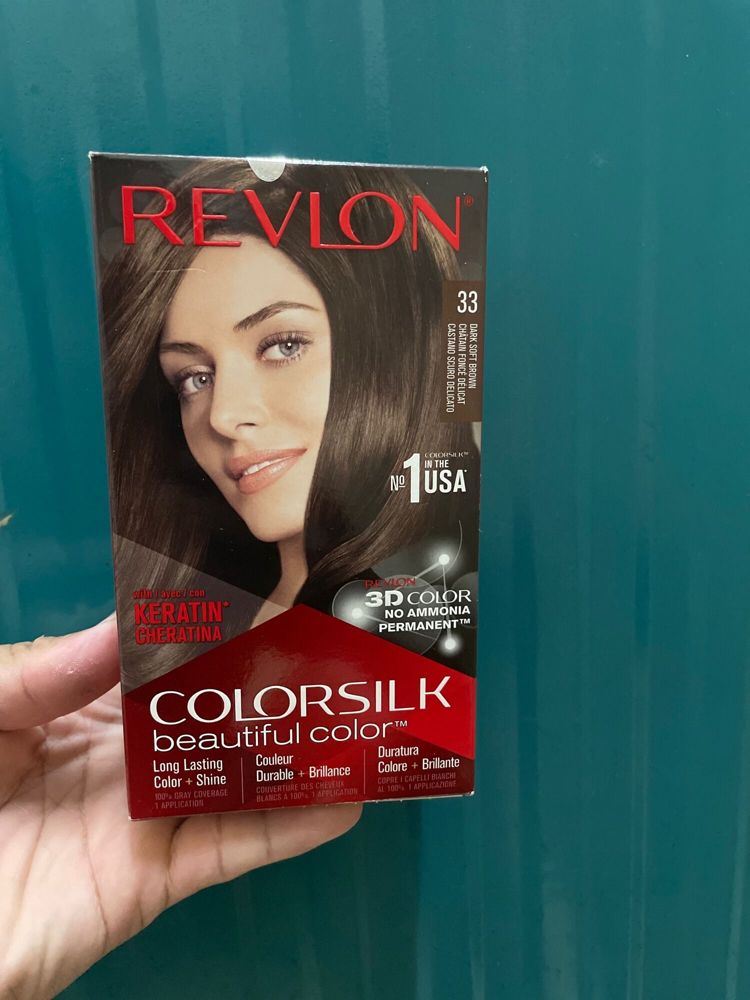 [Hcm]Thuốc Nhuộm Tóc Revlon Colorsilk Số 33 - Nâu Chocolate Sáng