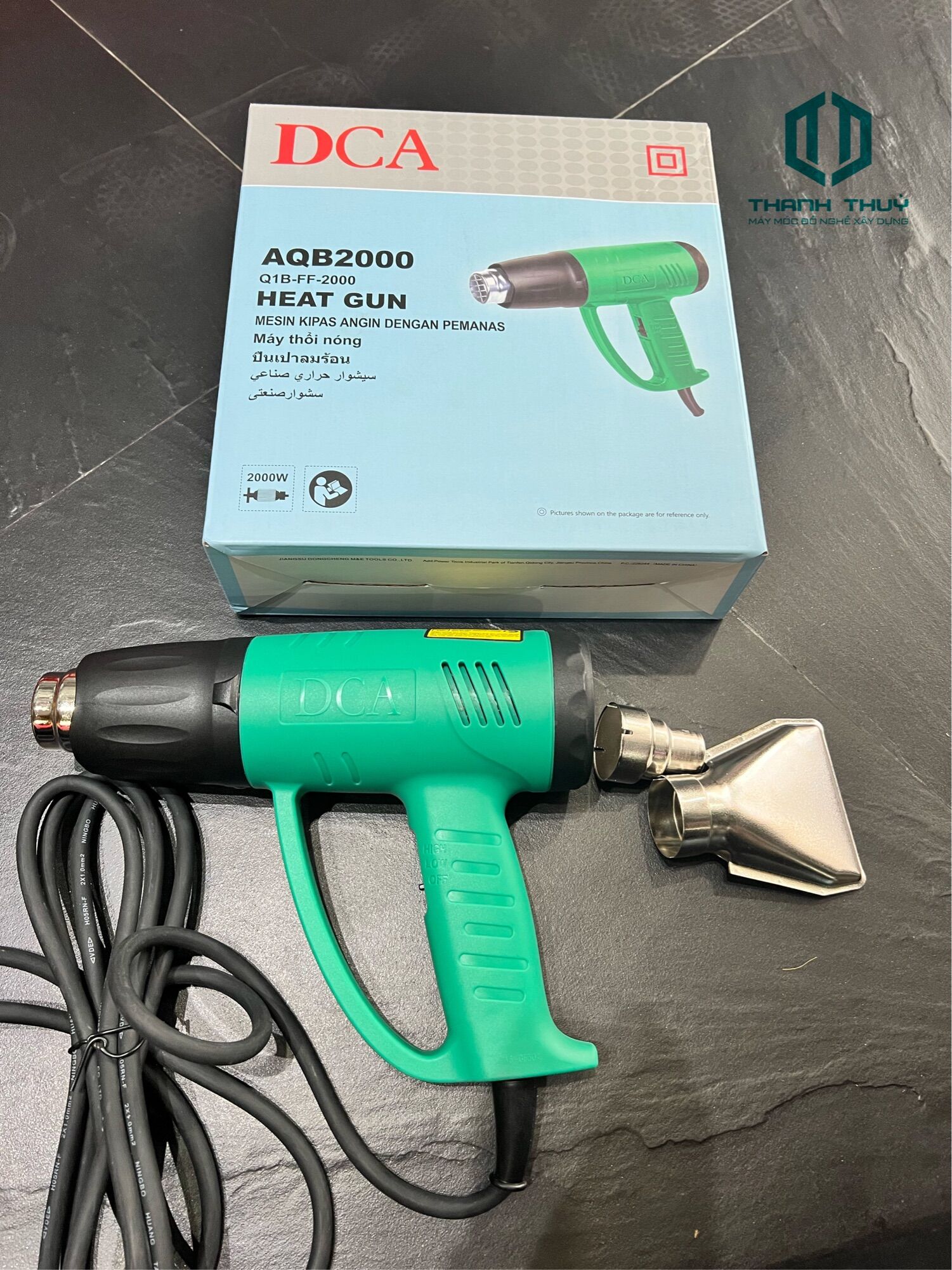 MÁY THỔI HƠI NÓNG 2000W DCA (AQB2000)
