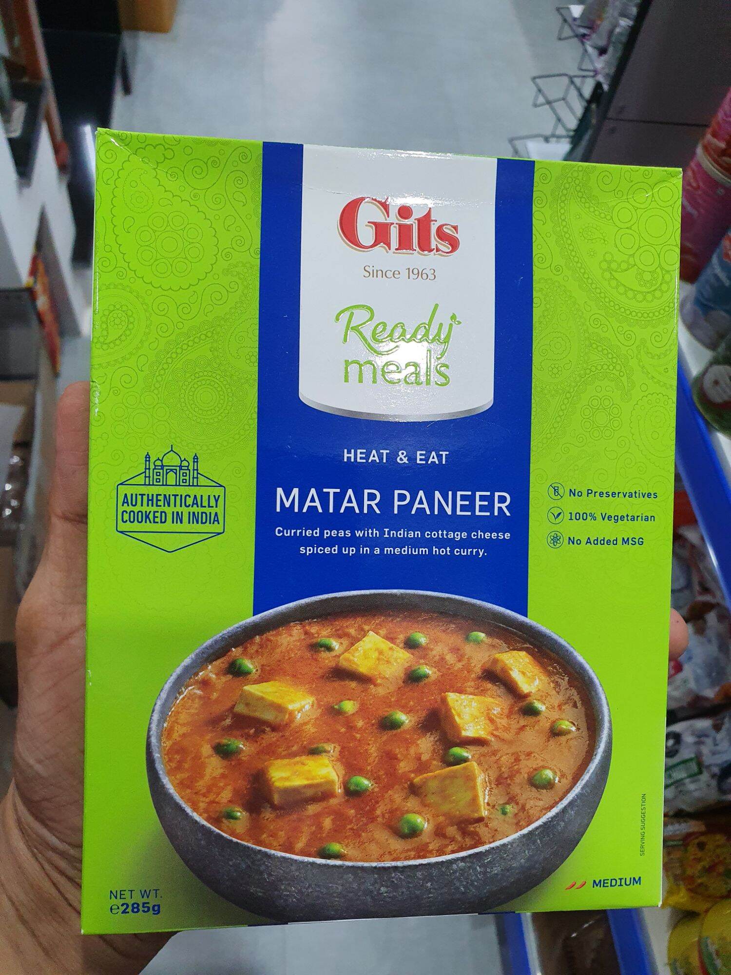 Ready to Eat Mutter Paneer