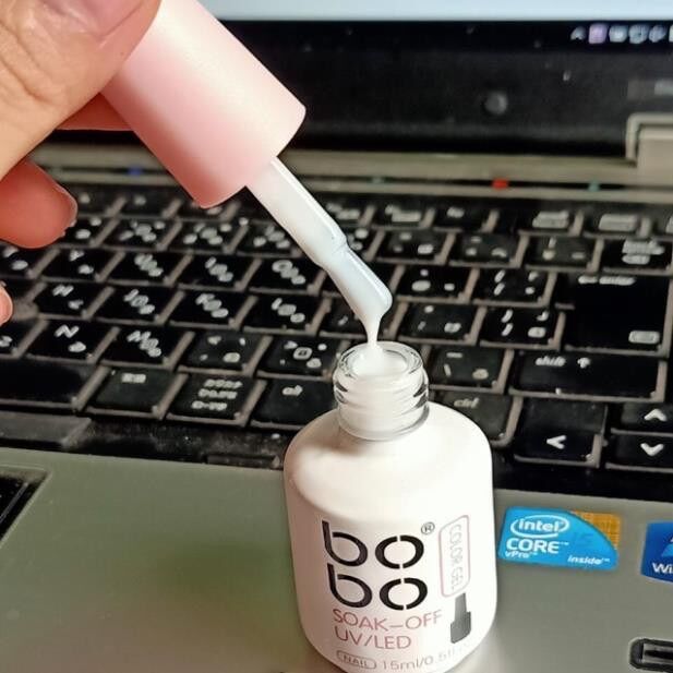 Chai sơn gel hot màu thạch gạo bobo