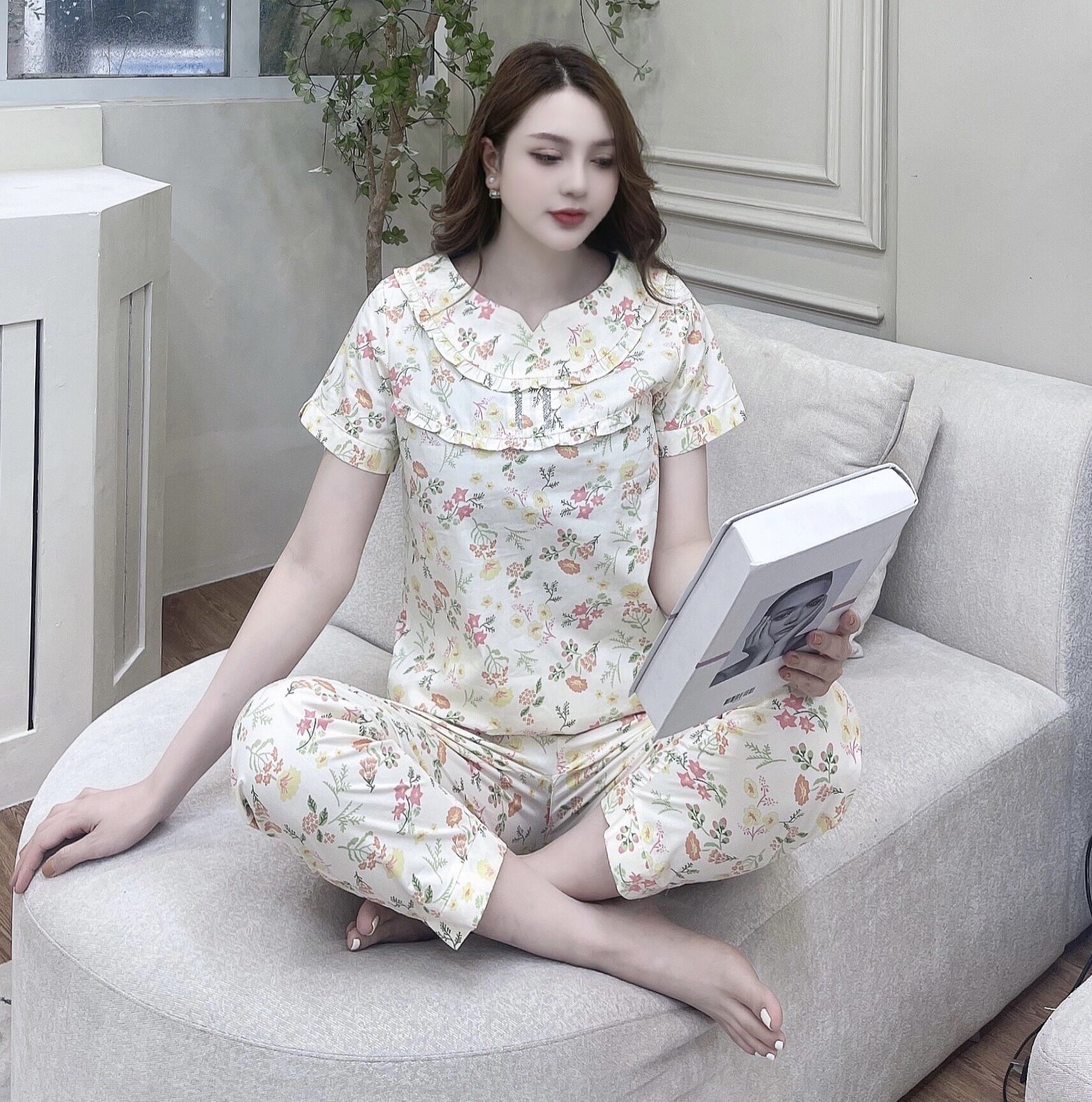 Đồ bộ mặc nhà vải kate
