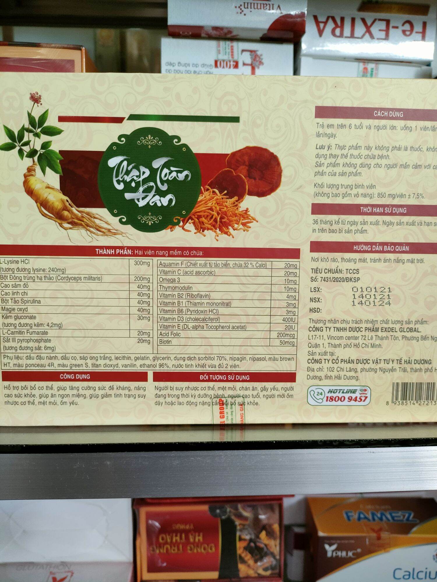 THẬP TOÀN ĐAN- ĐẠI BỔ NGUYÊN KHÍ