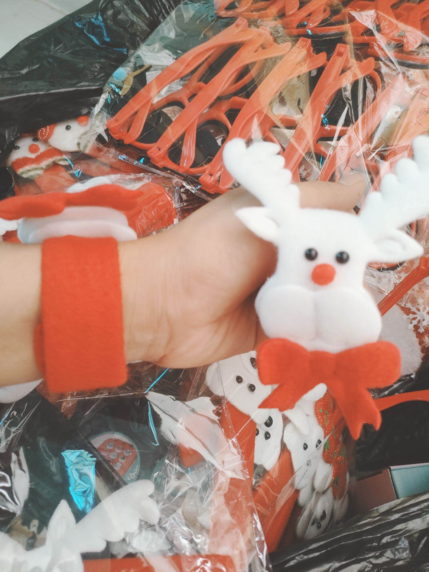 Phụ kiện đeo tay quấn tóc noel giá rẻ
