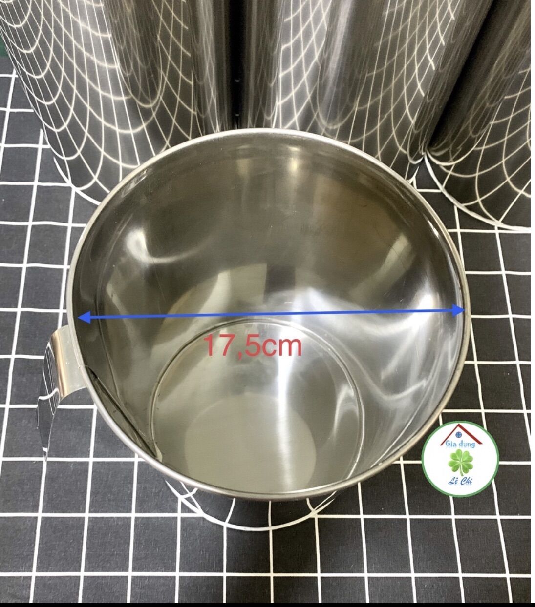 Ống / Lòng trụng phở inox 201 (đường kính 17,5cm - 4size)