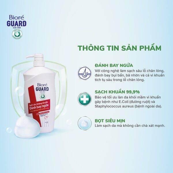 Sữa tắm kháng khuẩn Biore 800g