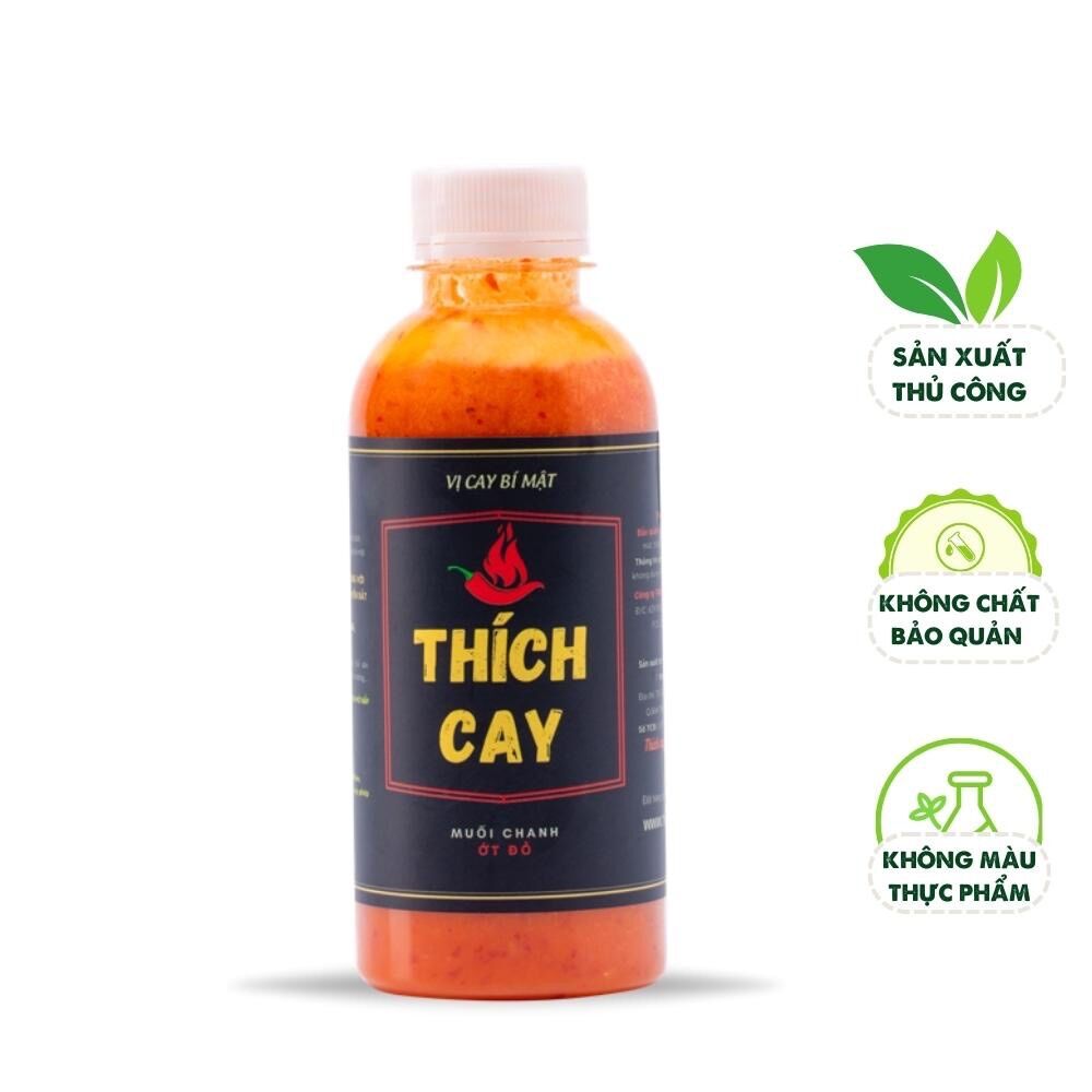 Nước chấm đỏ thích cay - chai 250ml