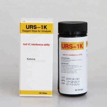 Hộp 100 que thử ketone 1 thông số URS-1K ketone test strips