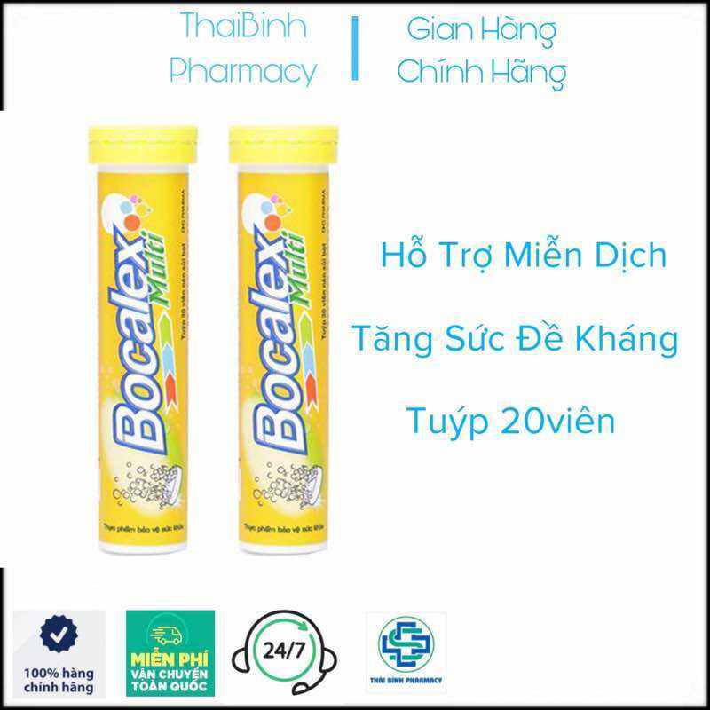 Bocalex Multi - Bổ sung vitamin tuýp 20viên
