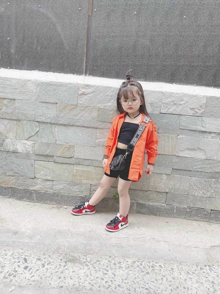 Áo sơ mi cao cấp cho bé gái