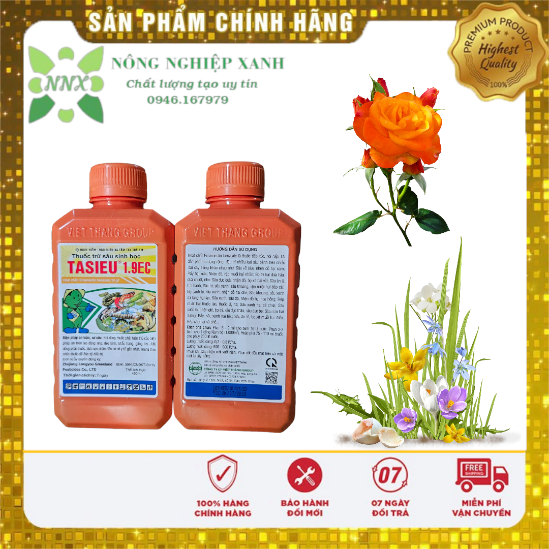 Thuốc Trừ sâu sinh học TASIEU 1.9EC chai 450ml