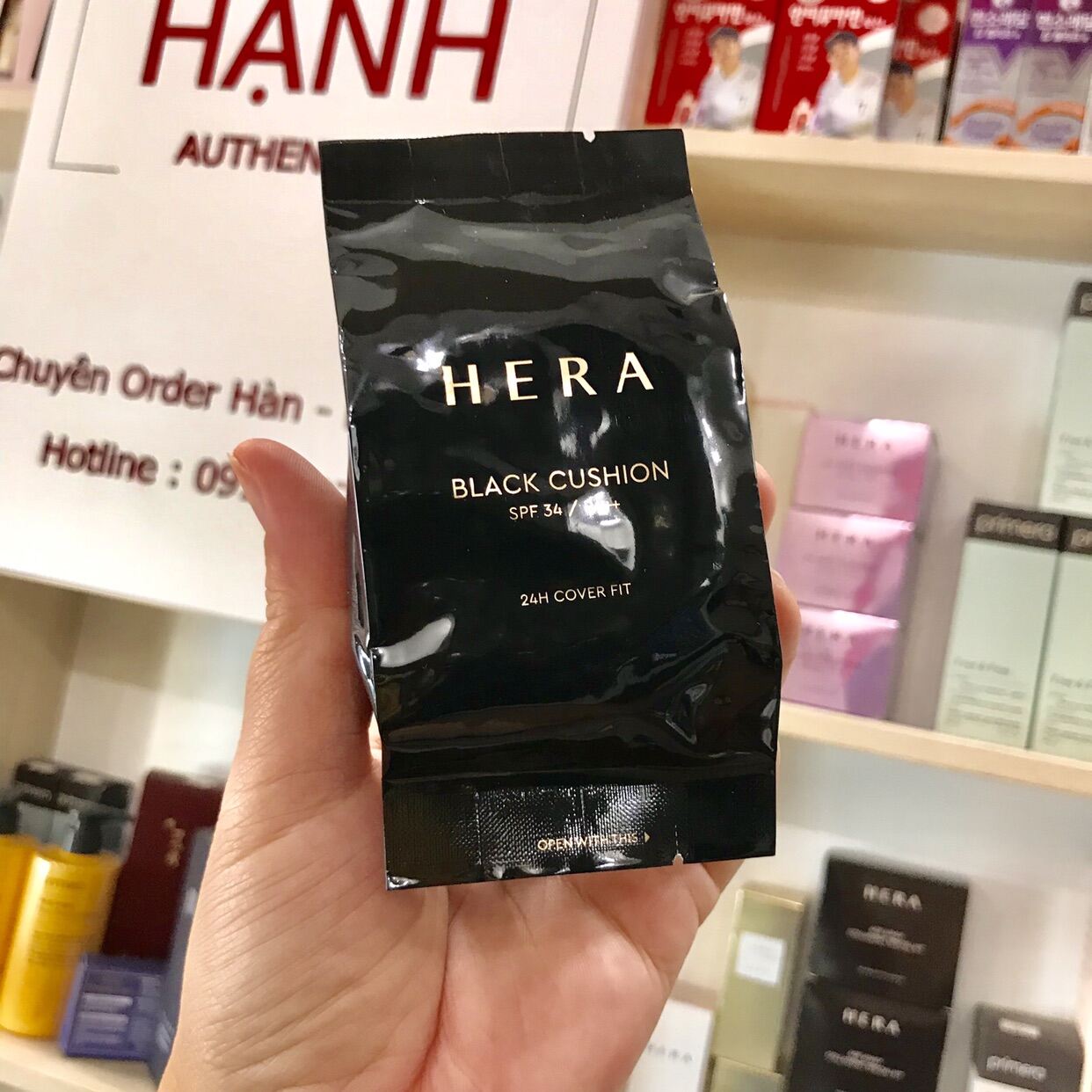 HCMLõi cushion HERA BLACK CUSHION TONE 21