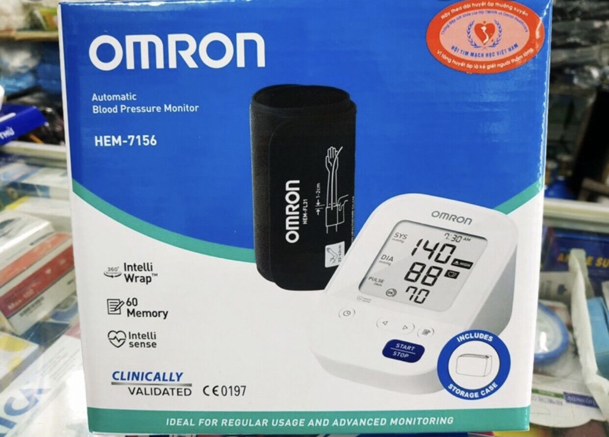 Máy đo huyết áp bắp tay omron hem 7156