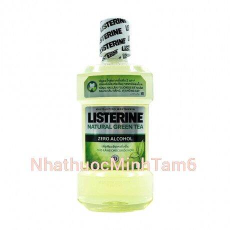 Nước Súc Miệng Trà Xanh Listerine Natural Green Tea 250ml