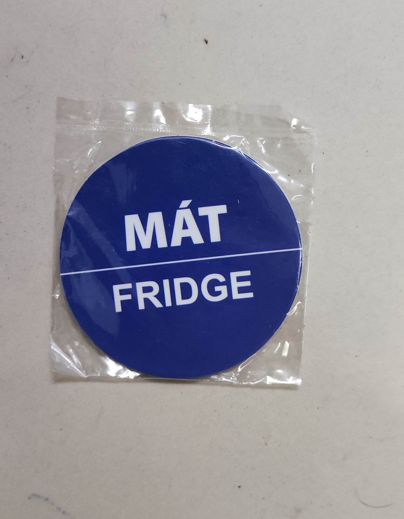 Tem dán tủ mát