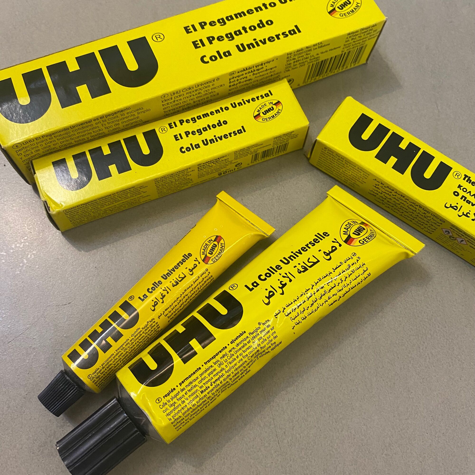 Keo UHU/keo dán đa năng,dán vải, dán mô hình thủ công.