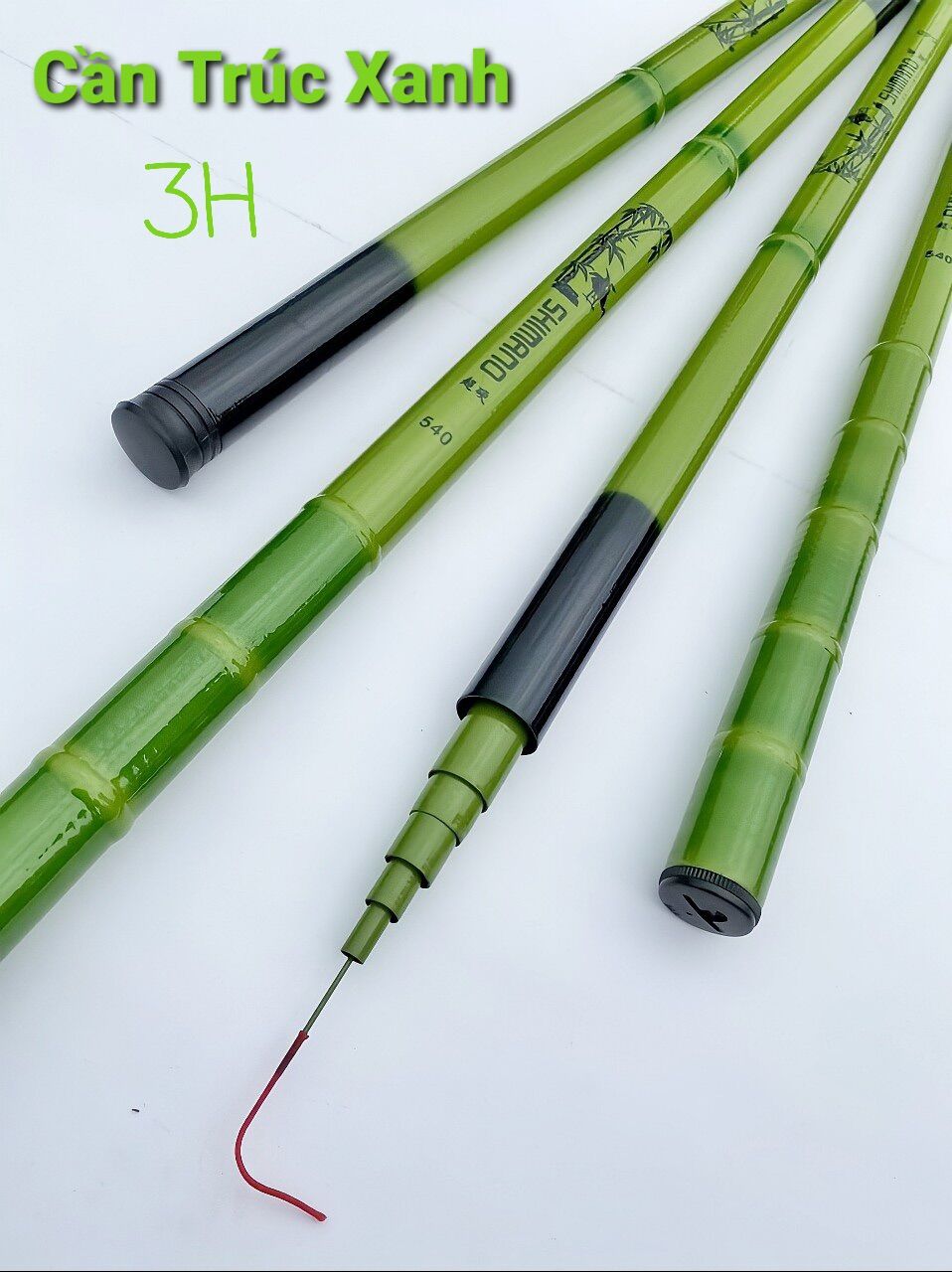 CẦN TRÚC XANH CÂU TAY 3H