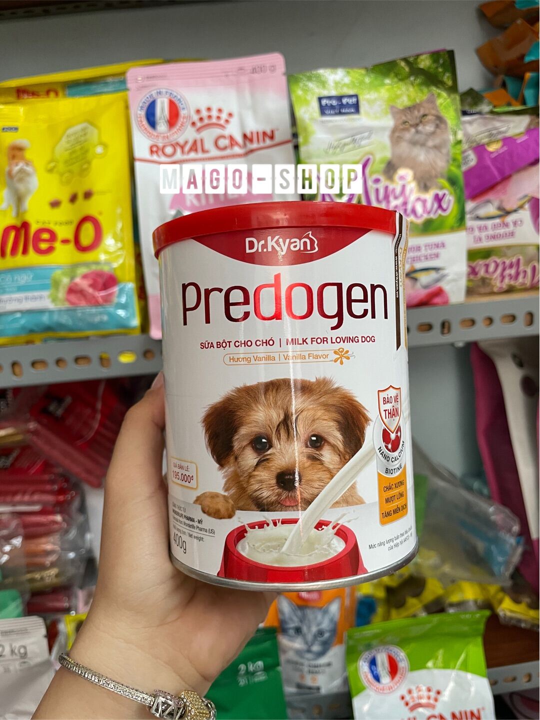 Sữa Bột Dr.Kyan Predogen cho chó , tiêu chuẩn mỹ Hộp 400g
