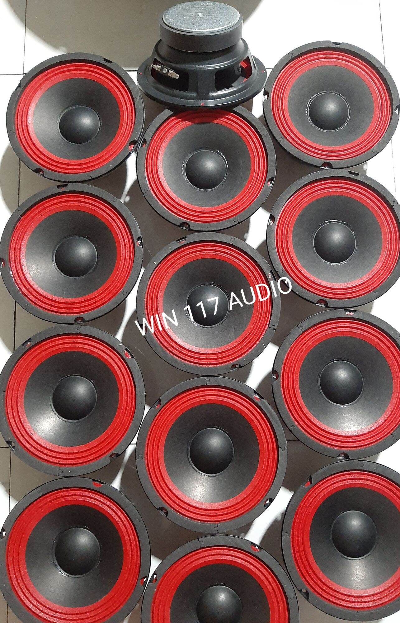Loa trung/mid chuyên loa kéo 16cm ( Viền Đỏ )