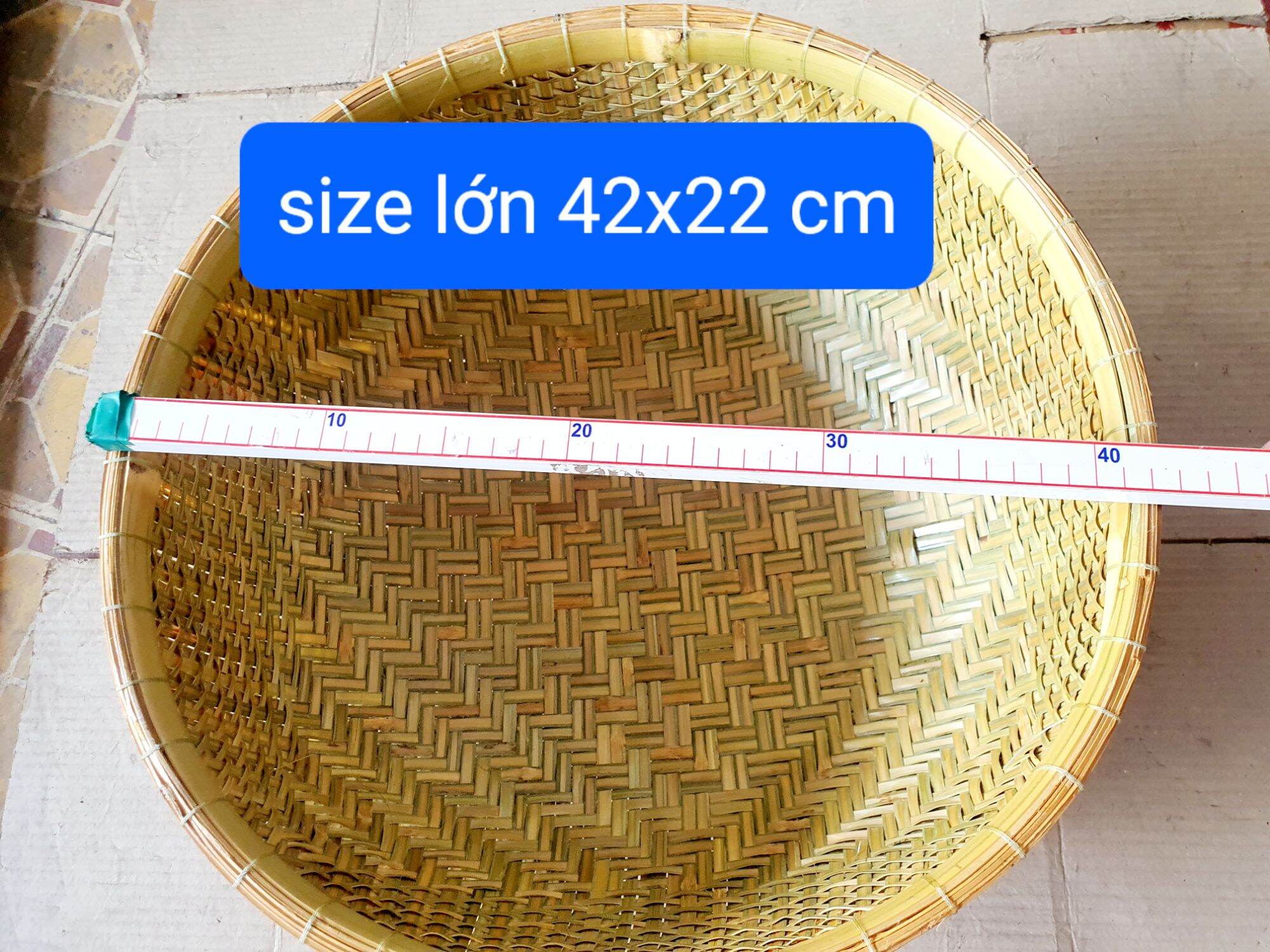 Thúng Gạo Đan Tre LOẠI 1, Chắc Chắn và Bền Đẹp