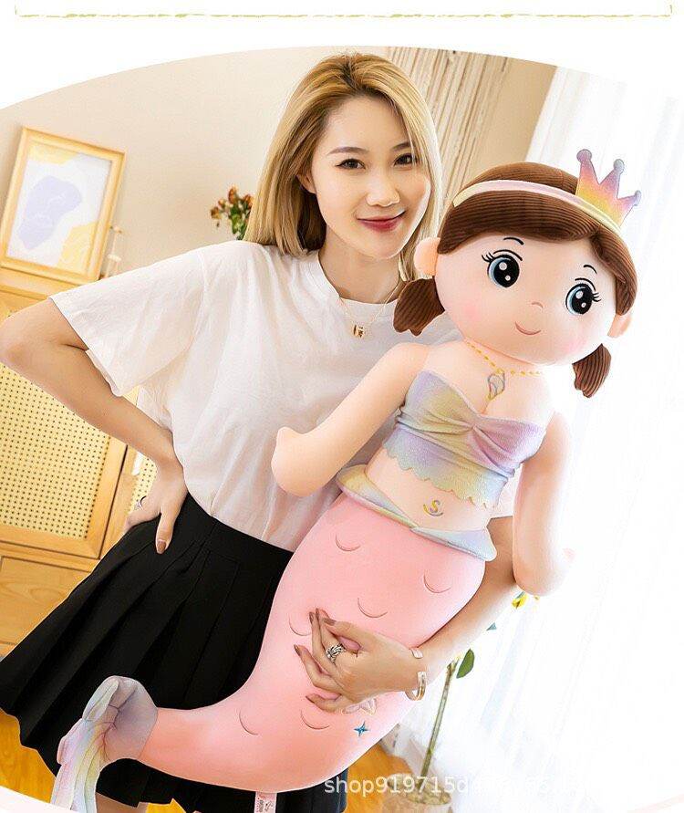 Gối Ôm Nàng Tiên Cá Dễ Thương Đáng Yêu ( nhiều kính thước)