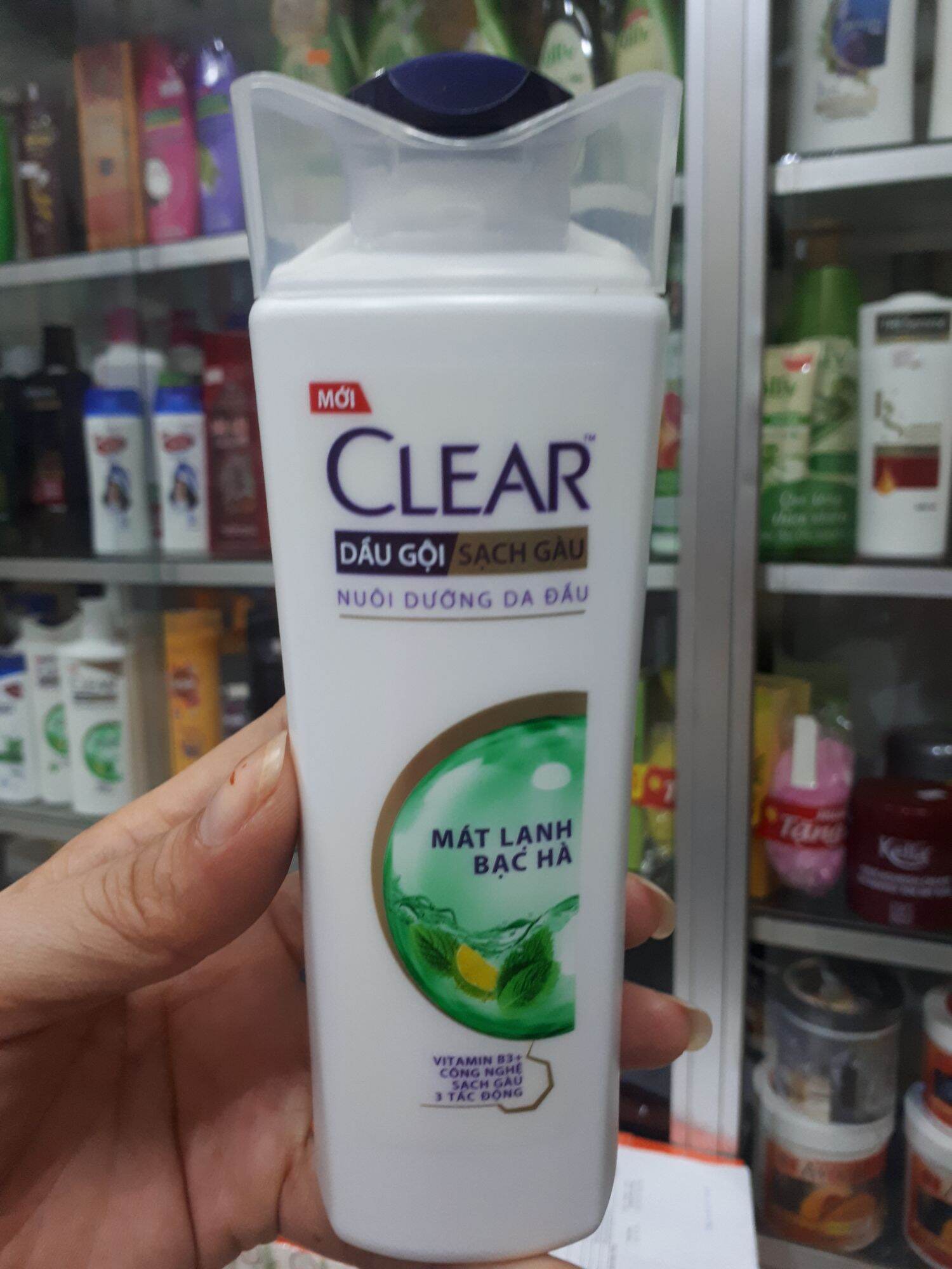 [Hcm]Dầu Gội Clear Bạc Hà Sạch Gàu 170Gr