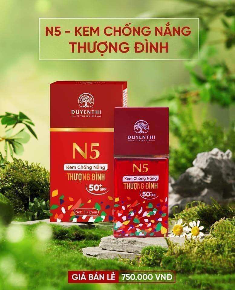 Kem chống nắng vật lý N5 Duyên Thị 50ml
