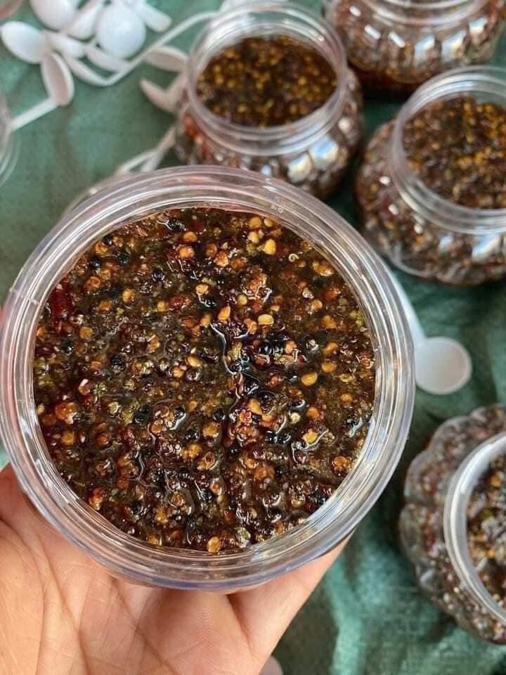 Muối chẩm chéo ướt hũ 350 gram / khô hũ 250 gram