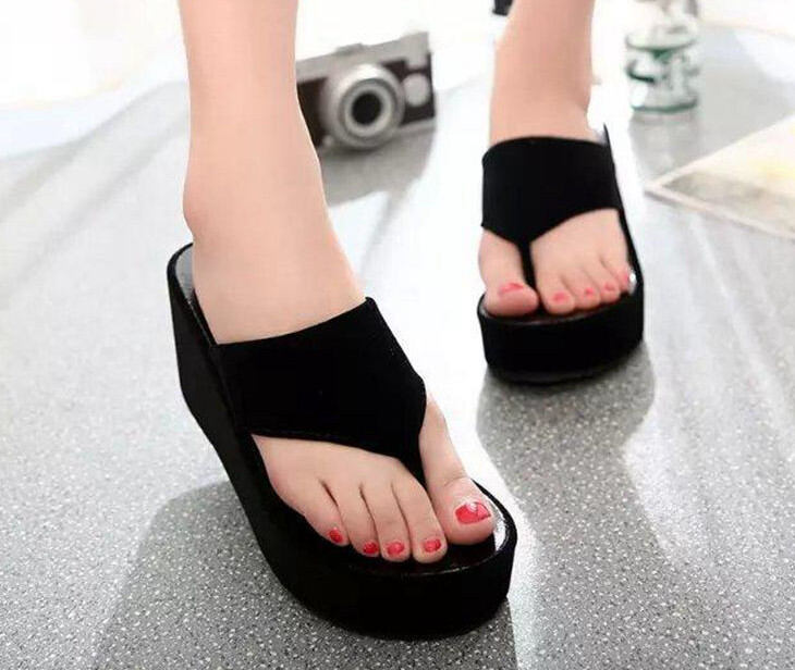 Dép kẹp đế xuồng nhung 7f