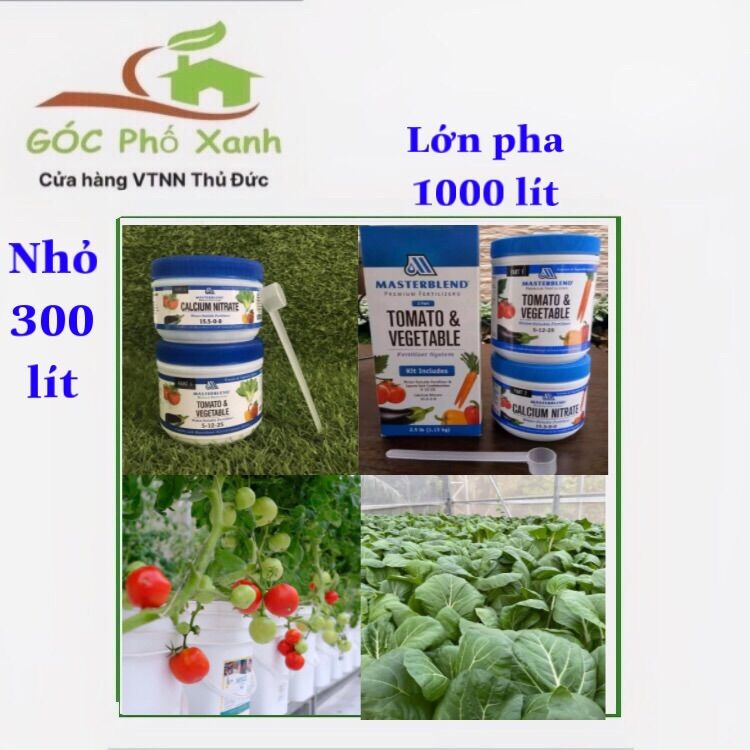 Dinh Dưỡng Thủy Canh Nhập Khẩu Mỹ Masterblend  300lit - 800ppm