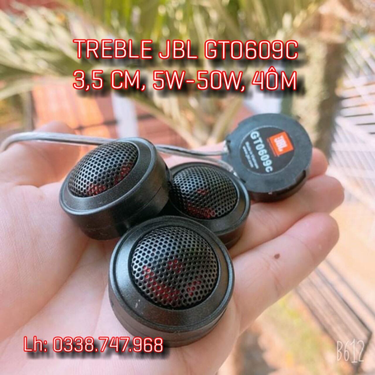 1 cặp loa siêu treble jbl gto 609c cho hệ thống âm thanh ô tô