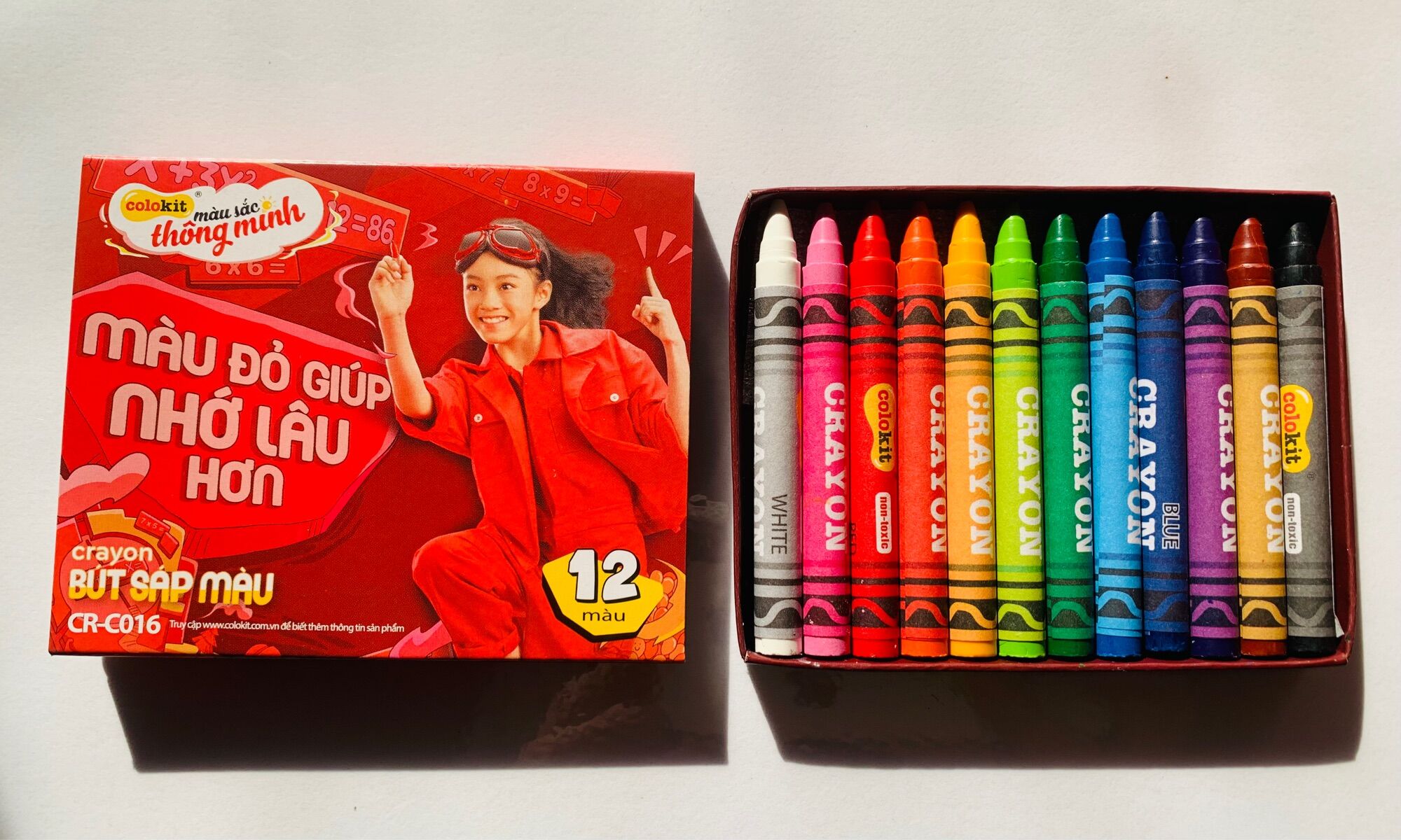 Bút Sáp màu Colokit Thiên Long 12 màu